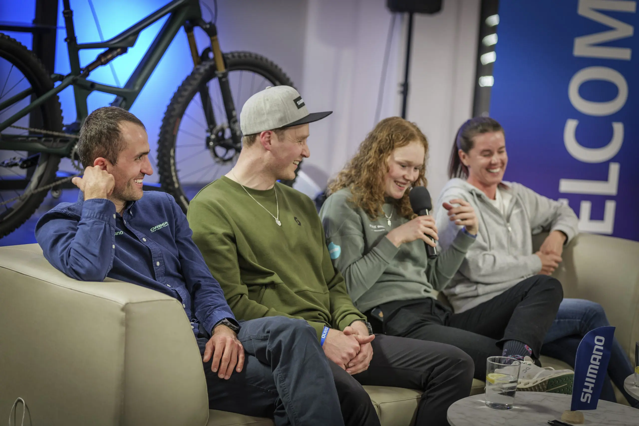 Mountain Bike Press Camp attendees discussing Mountain Bike Marketing Agency strategies, event planning, and content creation logistics. LOAM.